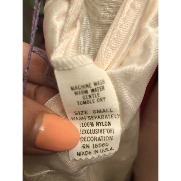 Diane Von Furstenberg Vintage NWT dead stock lingerie nightgown ivory - Picture 5 of 5